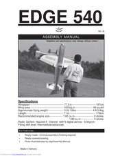 Seagull Models EDGE 540 Assembly Manual