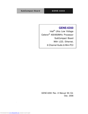 Aaeon GENE-6350 Manual