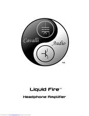 Cavalli Audio Liquid Fire Manual