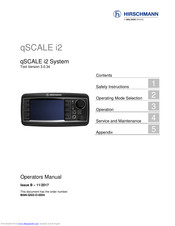 Hirschmann qSCALE i2 Operator's Manual