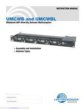 Lectrosonics UMCWB Instruction Manual