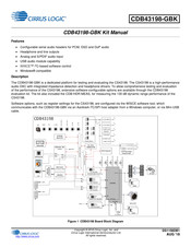 Cirrus Logic CDB43198-GBK Manual