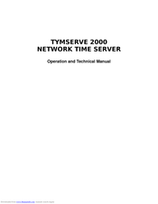 Datum TYMSERVE 2000 Operation And Technical Manual