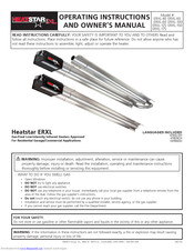 HeatStar ERXL150-60KIT Operating Instructions Manual