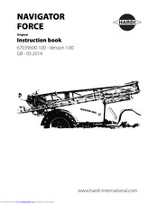 Hardi NAVIGATOR FORCE Instruction Book