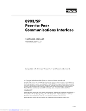 Parker 8903/SP Technical Manual