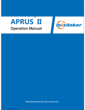 Mixlinker APRUS II Operation Manual