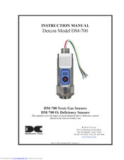 Detcon DM-700 Instruction Manual