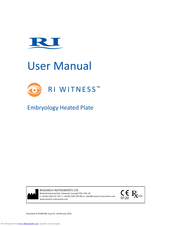 Research Instruments RI WITNESS User Manual