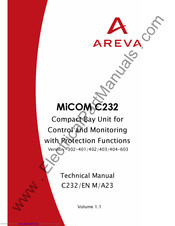 Areva MiCOM C232 Technical Manual