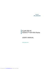Planar ICEBrite EL640.200-SK ALE User Manual