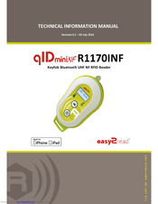 CAEN RFID qIDminiNF R1170INF Technical Information Manual