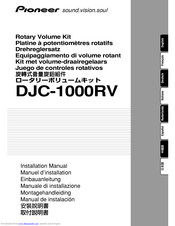 Pioneer DJC-1000RV Installation Manual