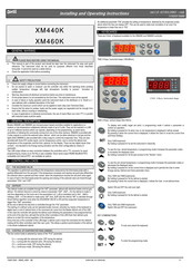 Dixell XM440K Installing And Operating Instructions