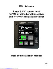 MGL Avionics Razor Installation Manual