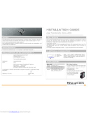 Waycon LZW2 Series Installation Manual