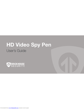 Brickhouse Security HD Video Spy Pen User Manual
