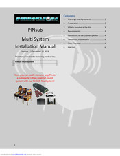 Pinnovators PINsub Multi System Installation Manual