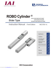 IAI ROBO Cylinder RCS4CR- SA8C Instruction Manual