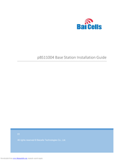Baicells pBS11004 Installation Manual