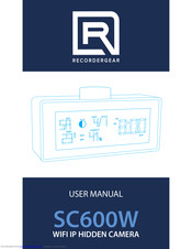RECORDER GEAR SC600W User Manual