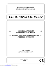 Cag purification LTE8 HGV Installation, Operation, Maintenance And Parts Manual