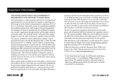 Ericsson T60d User Manual