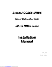 BreezeCOM SU-I-MMDS Series Installation Manuals