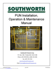 Southworth PUN Installation, Operation & Maintenance Manual