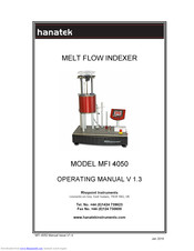 Hanatek MFI 4050 Operating Manual