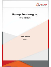 Neousys Technology Nuvo-5501 Series User Manual