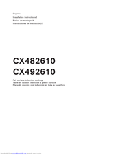 Gaggenau CX492610 Installation Instructions Manual