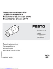 Festo SPTW-B2R Operating Instructions Manual