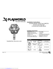 Playworld Systems UN8727S Installation Instructions Manual
