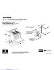 GE JGBS10DEM Dimensions And Installation Information