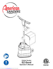 American Sanders EZ Sand-HDTR Operator's Manual