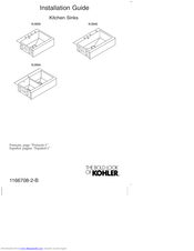Kohler K-3935 Installation Manual
