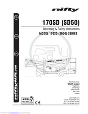 nifty 170SD series Operating/Safety Instructions Manual