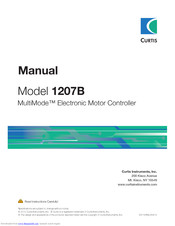 Curtis MultiMode 1207B Manual