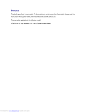 Hytera PD60Xi Um User Manual