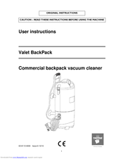 Truvox International Valet BackPack User Instructions