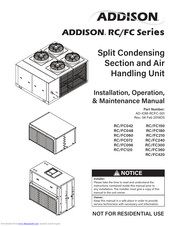 Addison RC/FC Series Manuals | ManualsLib