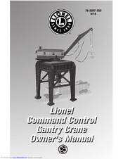 Lionel Command Control Gantry Crane Owner's Manual