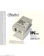 Radial Engineering JPC MK3 User Manual