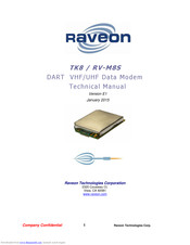 Raveon Technologies Corporation RV-M8S Technical Manual