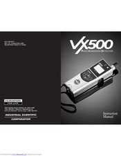 Industrial Scientific VX500 Instruction Manual