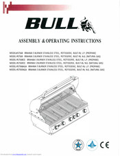 Bull Outdoor BRAHMA 57568CE Assembly & Operating Instructions