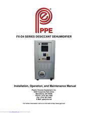 PPE FX-D4 Series Installation, Operation And Maintenance Manual