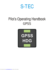 S-TEC ST-901 Pilot Operating Handbook
