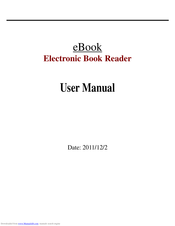 EZRead eBook E60622 User Manual
